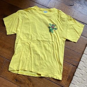 Cabo San Lucas Yellow Frog Tee Shirt - Large